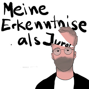 Illustration zum Text Lernen als Juror von Jonathan Regler